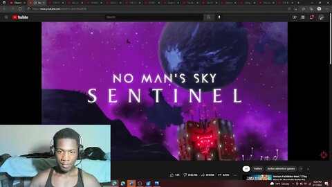 REACTION!!!No Man's Sky Sentinel - Official Trailer