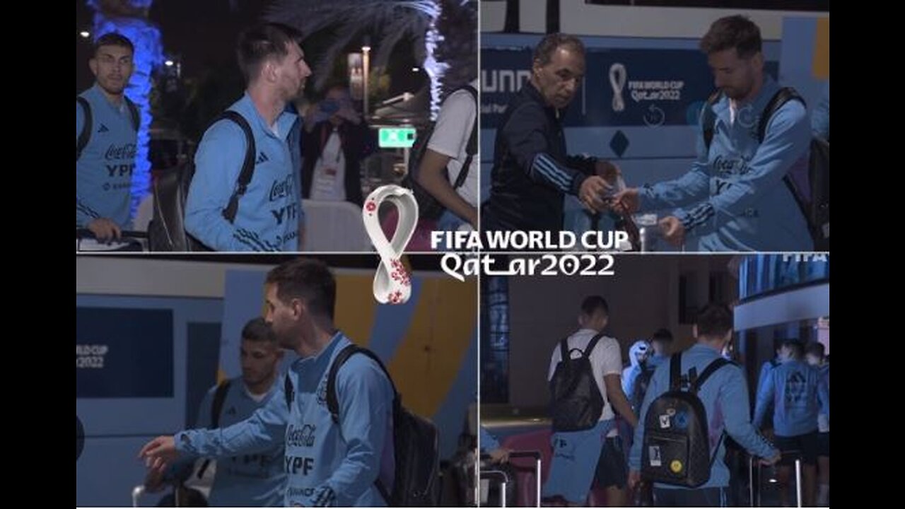 Messi arrives with Argentina squad for start of Qatar 2022 World Cup after 5-0 win over UAE