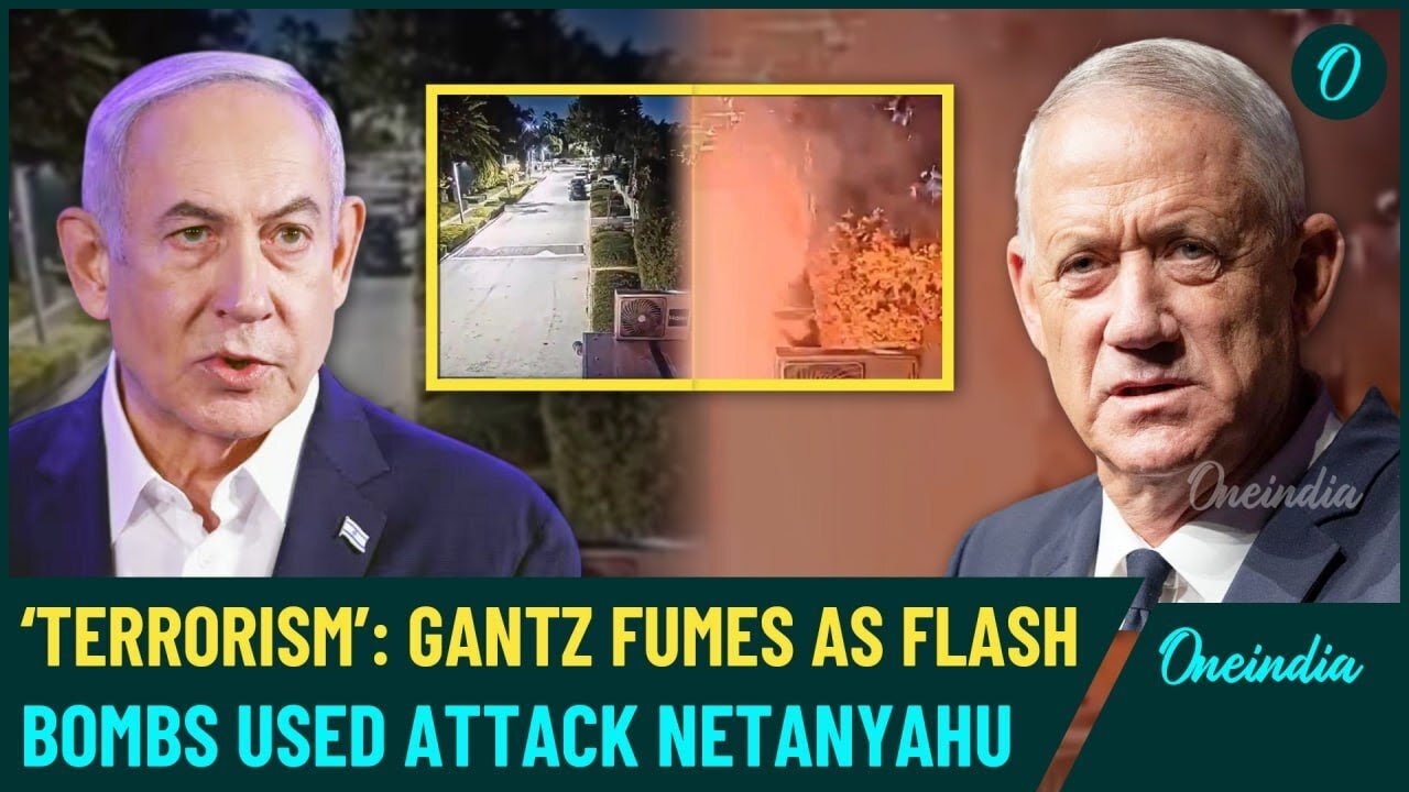 ‘Not Protest, It’s Terrorism’: Gantz Roars at Protesters after Flash Bombs Fired at Netanyahu’s Home