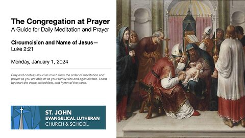 Circumcision and Name of Jesus—Luke 2:21