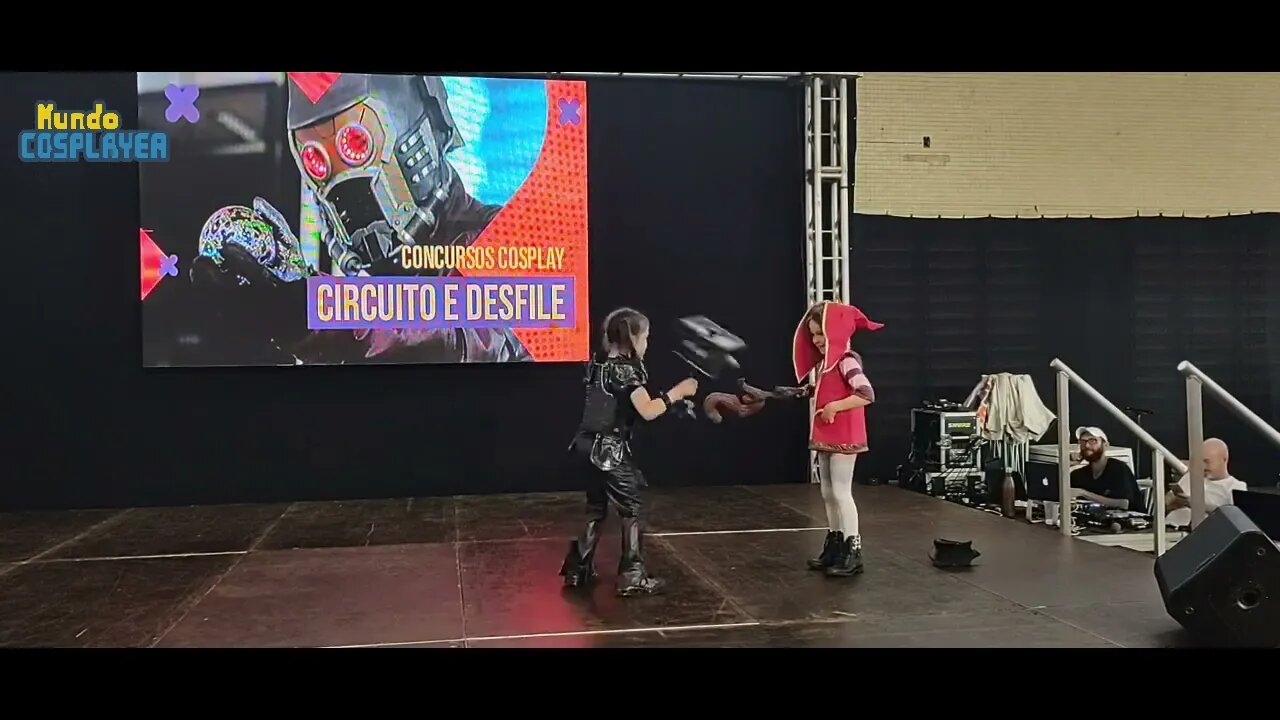 Apresentação Cosplay de Poppy e Lulu, do jogo League of Legends no 25º Pira Anime Fest (2022)