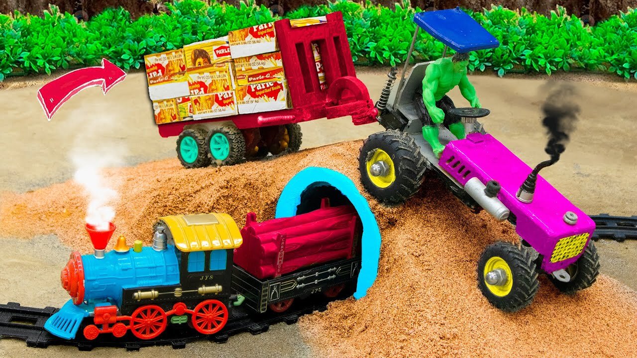Top The Most science project Sunfarming | Diy tractor making mini concrete bridge | diy tractor