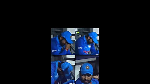 indan lost World Cup sad 😭😭 moment Rohit Sharma