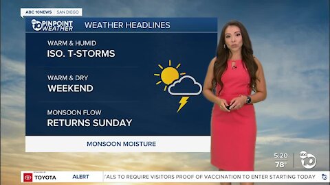 ABC 10News PinPoint Weather With Meteorologist Angelica Campos