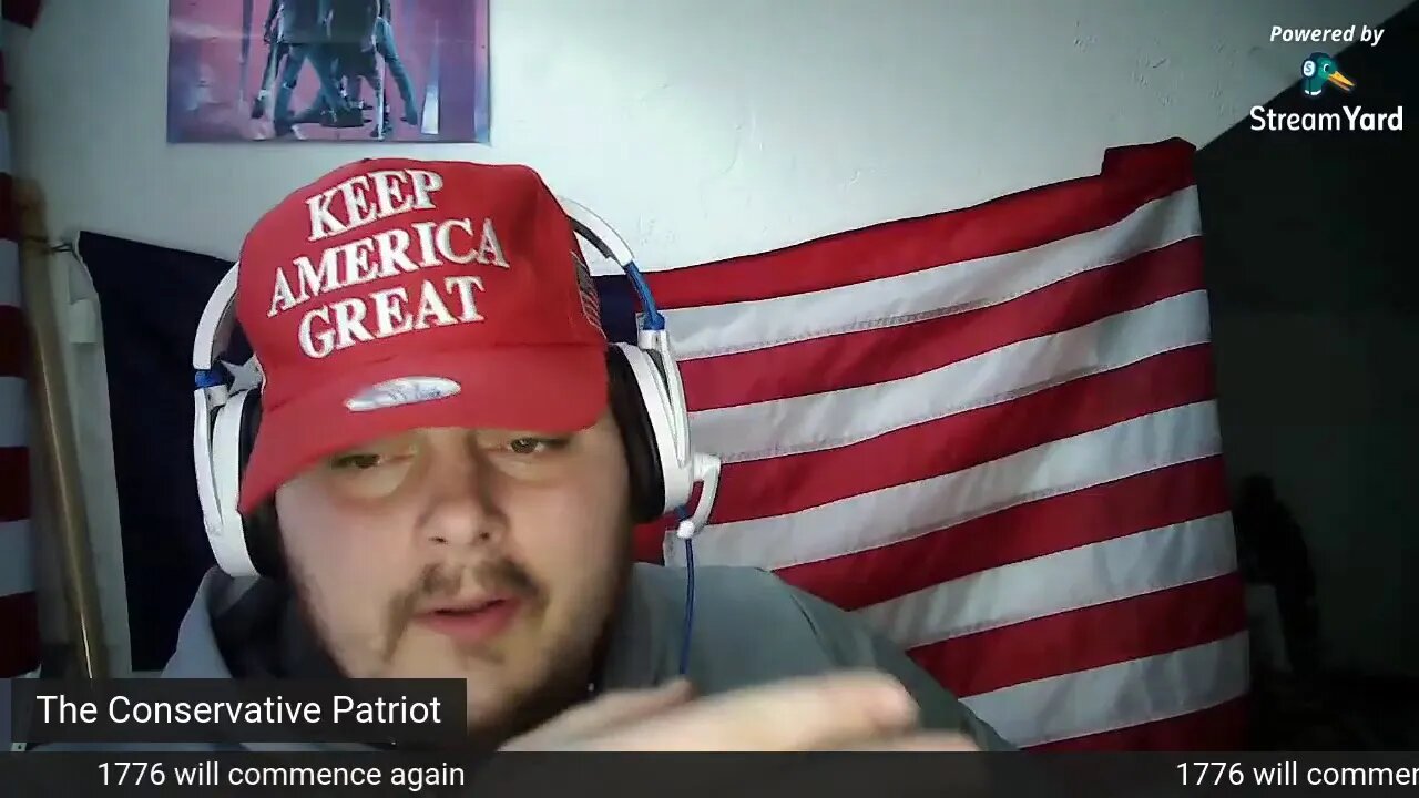 open panel with patriots