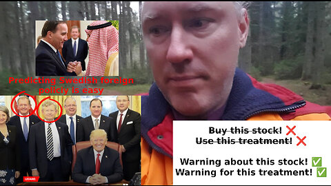 Predicting (Swedish) foreign policy. West losing power. Chipwashed AIs. Crap-film good for the West