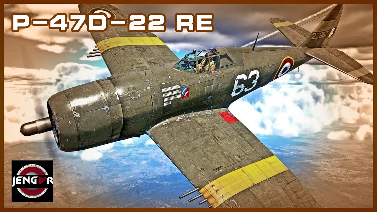 Lacking Performance! P-47D-22 RE - France - War Thunder Premium Review!