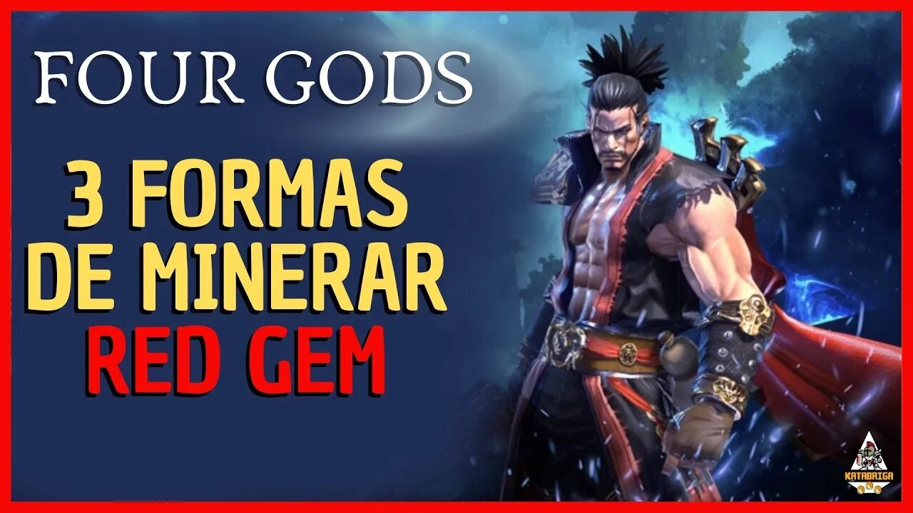 3 FORMAS DE CONSEGUIR MINERIO RED GEM NO FOUR GODS NFT