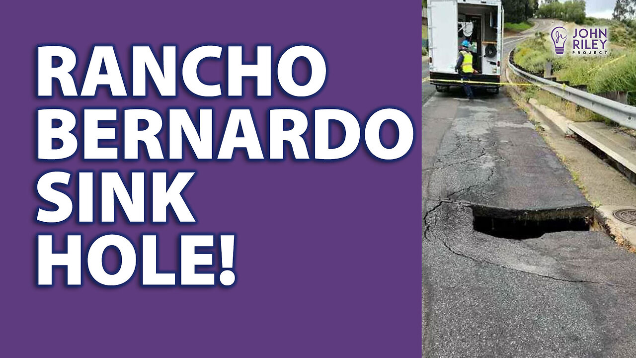 Rancho Bernardo Sink Hole. Fix the damn roads!