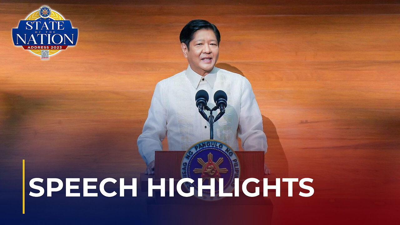 PBBM's 2nd SONA speech highlights