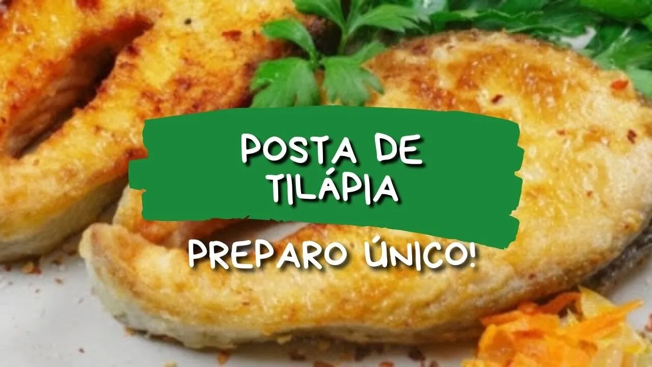 TILAPIA ASSADA COM TÊMPERO DE FESTA!