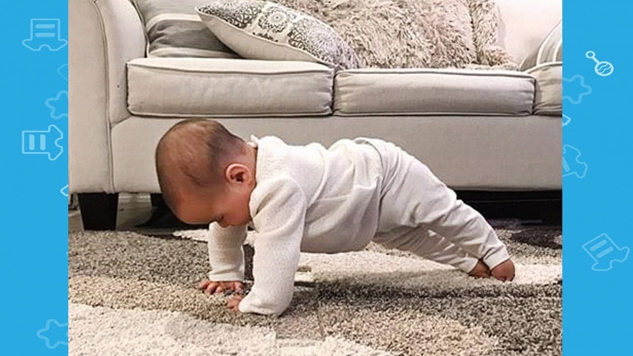 Silly Things When Baby Exercise | Fun and Fails Moments