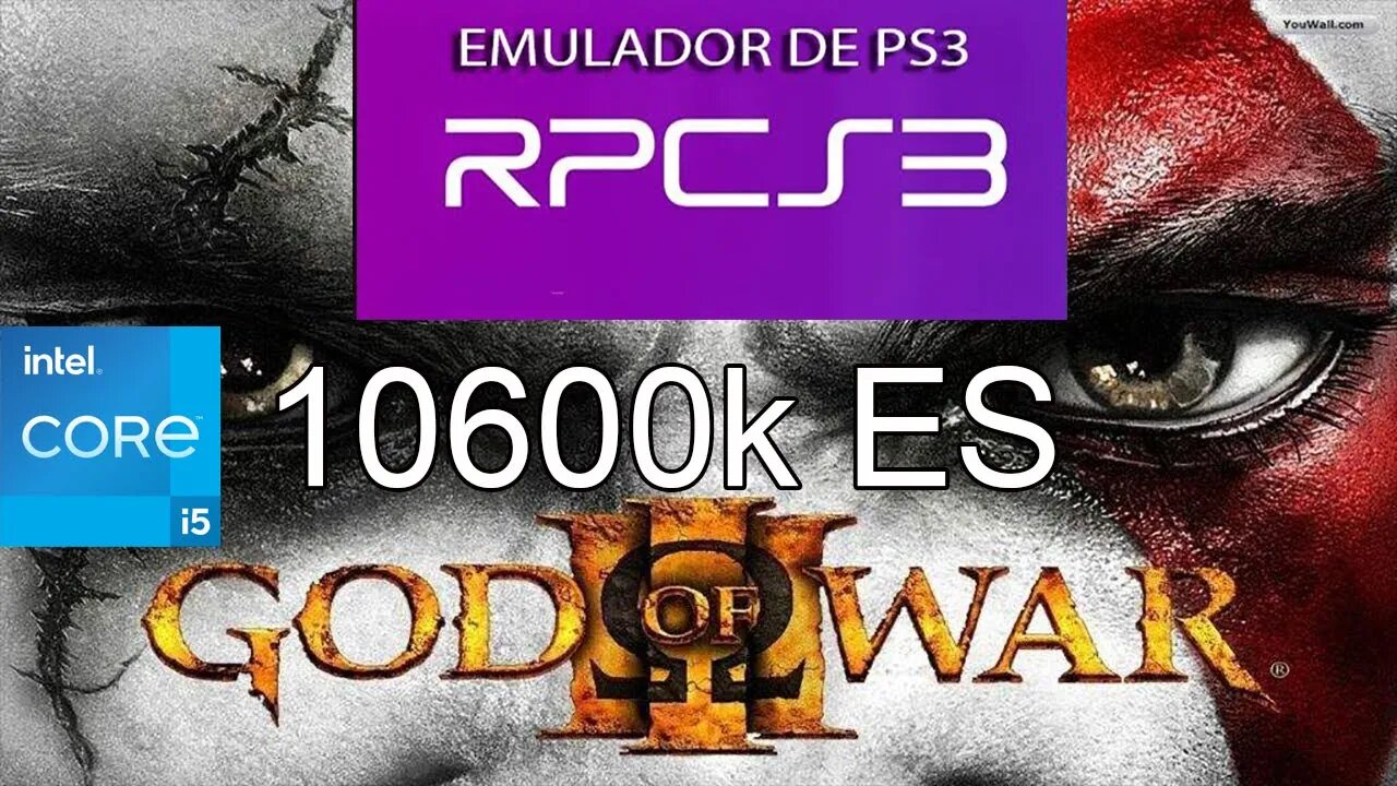 Rpcs3 God of War 3 emulador de ps3 core-i5 10600k ES Gtx + 1660Ti