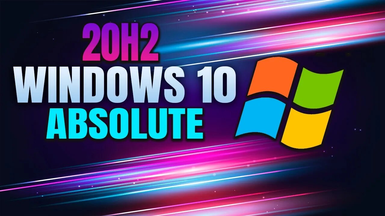 ✅ WINDOWS 10 20H2 ABSOLUTE - ÓTIMO DESEMPENHO EM GAMES + FERRAMENTAS!