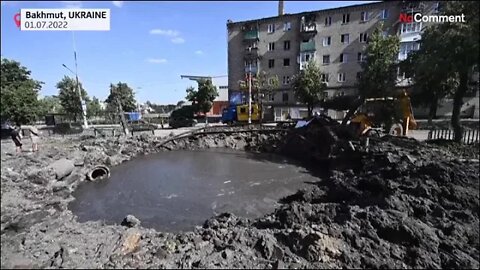 Ukraine rescue workers on site of Russian strike in Odessa that killed 21