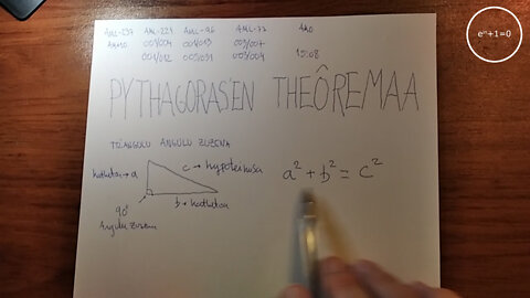 +10 001/004 001/013 003/007 zeropolia (1) e^(iπ)+1=0 (i) jainkoak (0) 001 pythagoras’en theôrêmaa