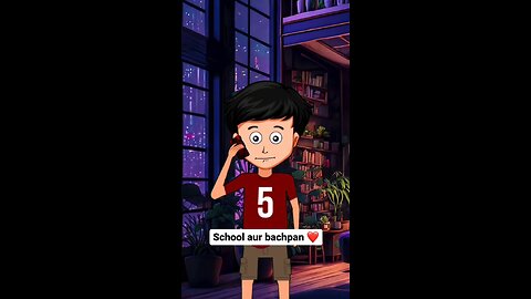 school aur bachpan ke din| cartoon video