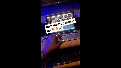 Studio cooking up fire #kennytrappinrecords