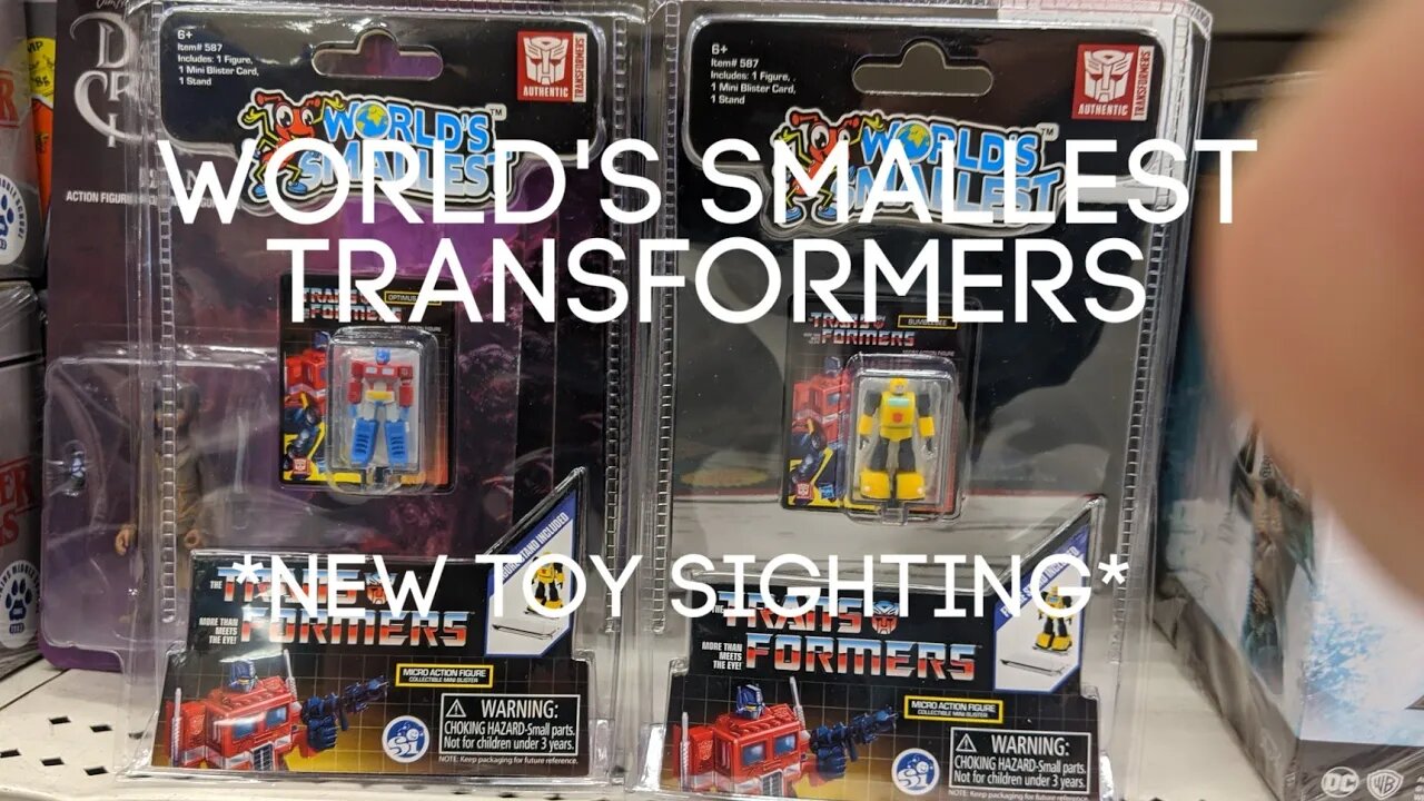 World's Smallest Transformers - Optimus Prime & Bumblebee *New Toy Sighting*