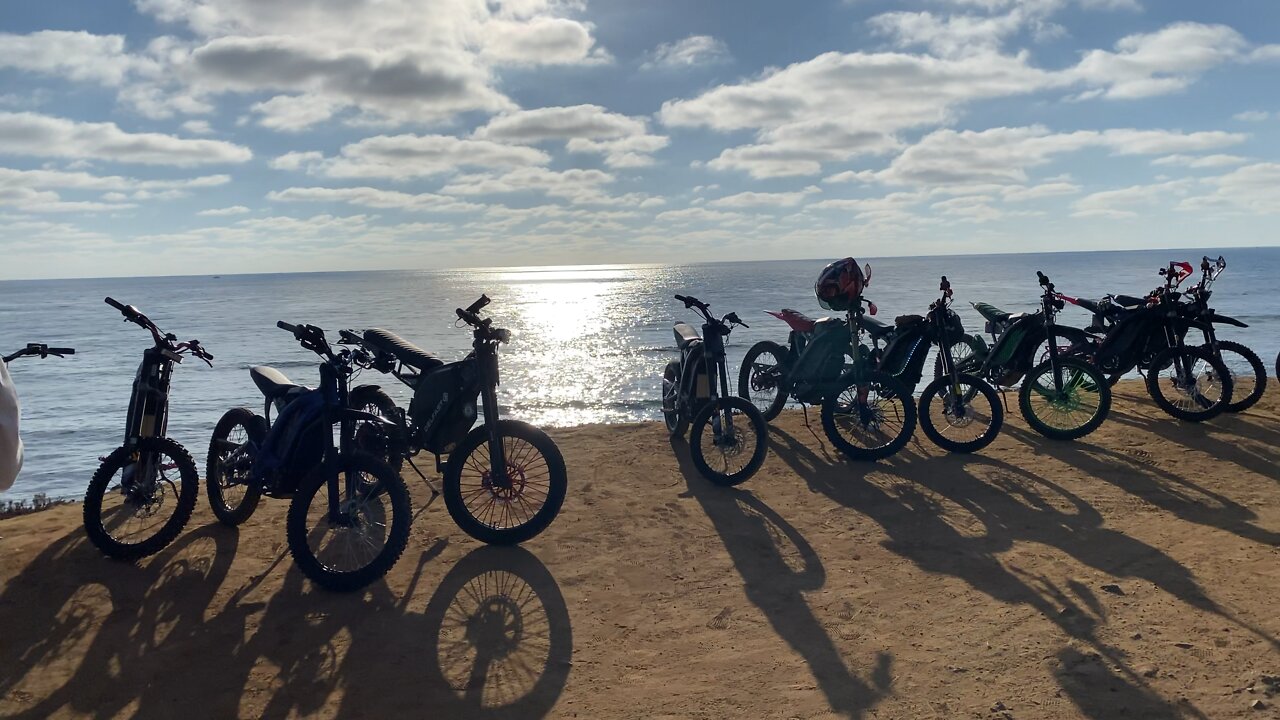 Surron Group Ride // Sunset cliffs California