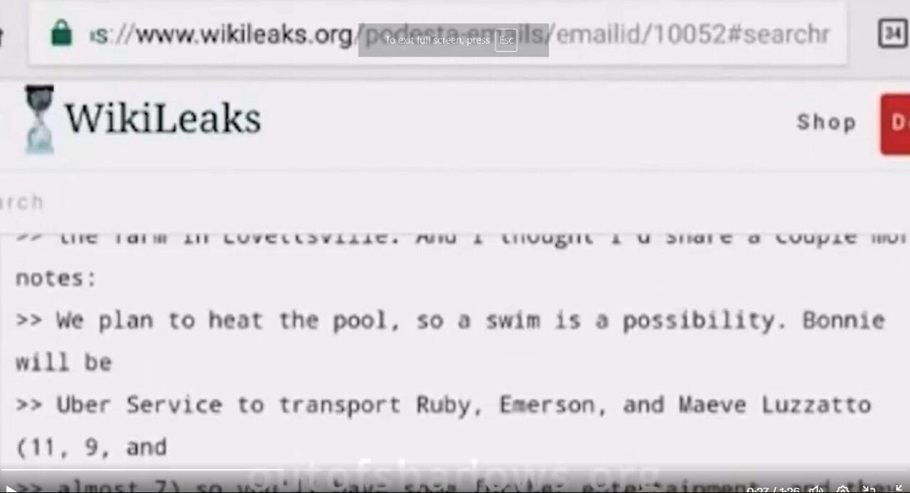 Pizzagate, Wikileaks 2016 John Podesta pedophile emails