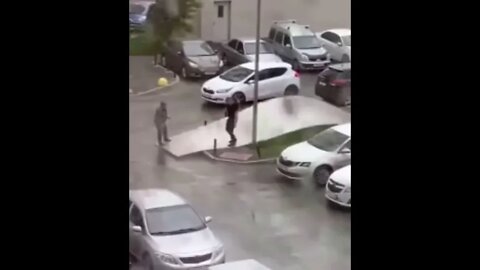 Sheet of metal vs man