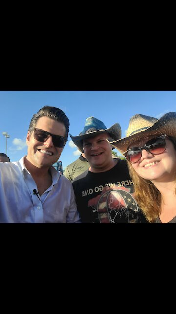Rep Matt Gaetz gets 10× the crowd as ByeDone