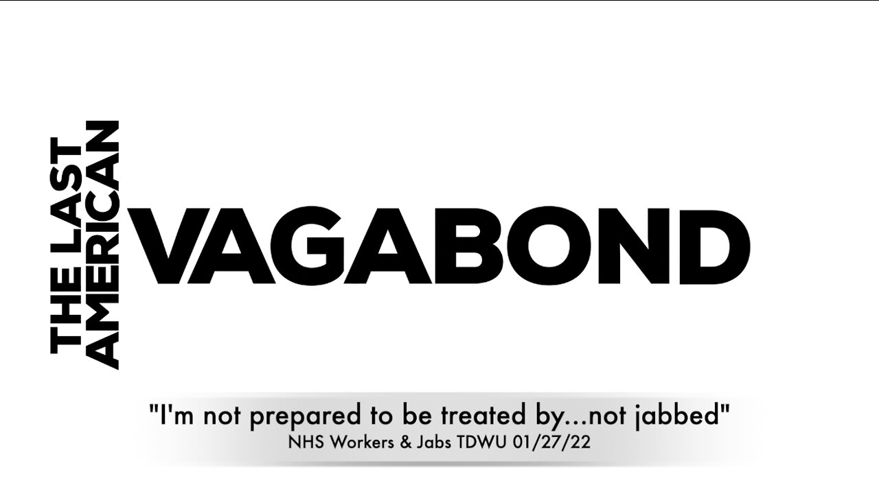 "I'm not prepared to be treated by anybody who is not jabbed." NHS Workers & Mandates