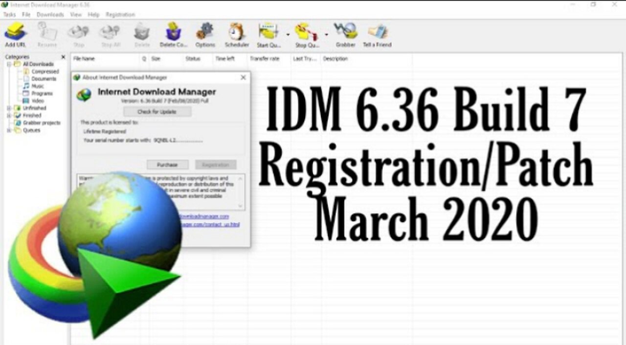 IDM 6.36 Build 7 Registration/Patch.