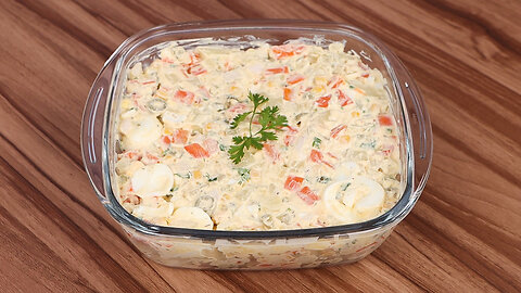 Surprise all your guests with this simple and very delicious mayonnaise salad