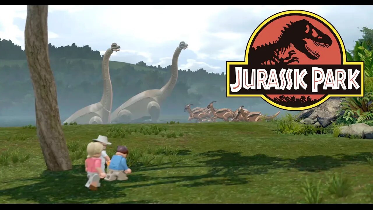 Welcome to Jurassic Park - Lego Jurassic World Playthrough Part 1 (No Commentary)