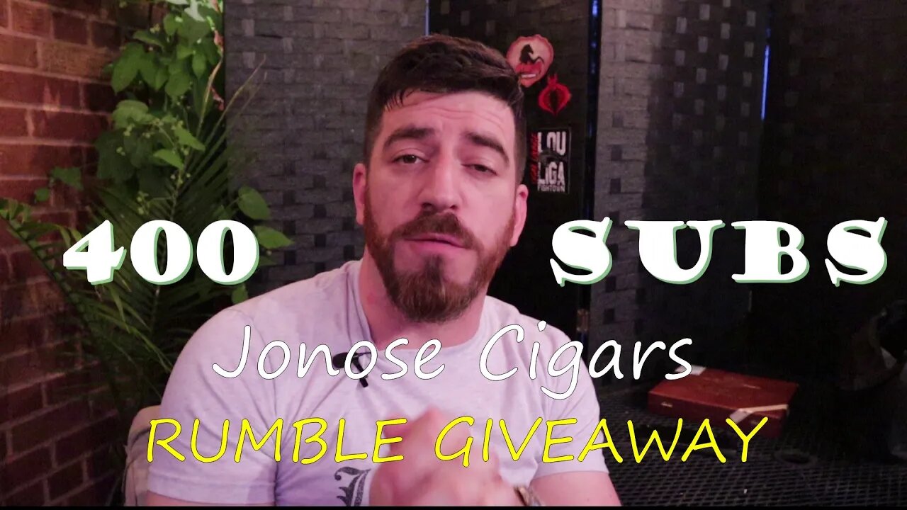 Jonose Cigars 400 Subs Rumble Giveaway Winner!