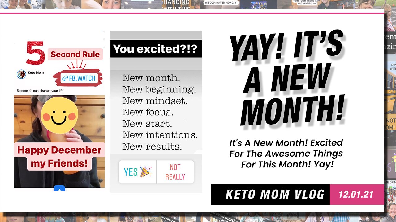 Yay! It's A New Month! Excited For Amazing Things! | Keto Mom Vlog