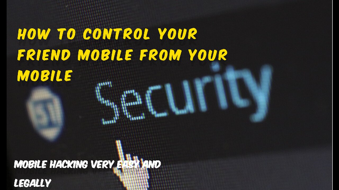 How control your friend mobile from your mobile