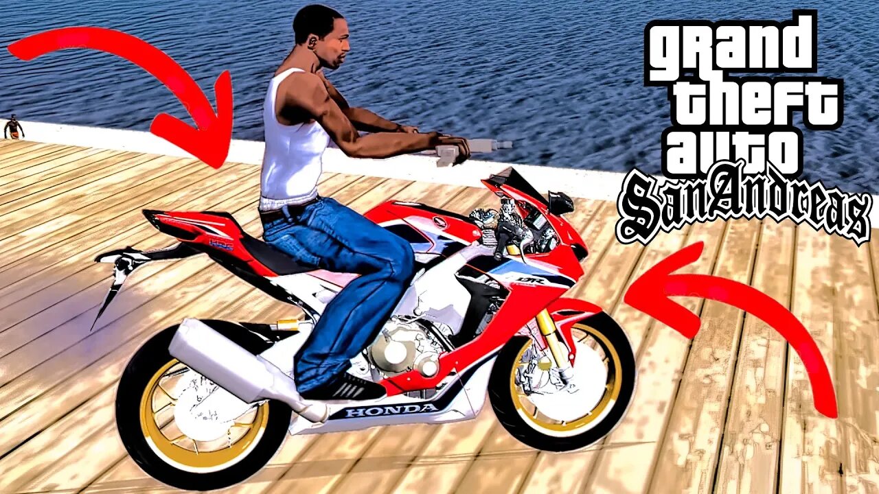 Secret Honda CBR 1000RR Bike Location in GTA San Andreas (Cheat Code)