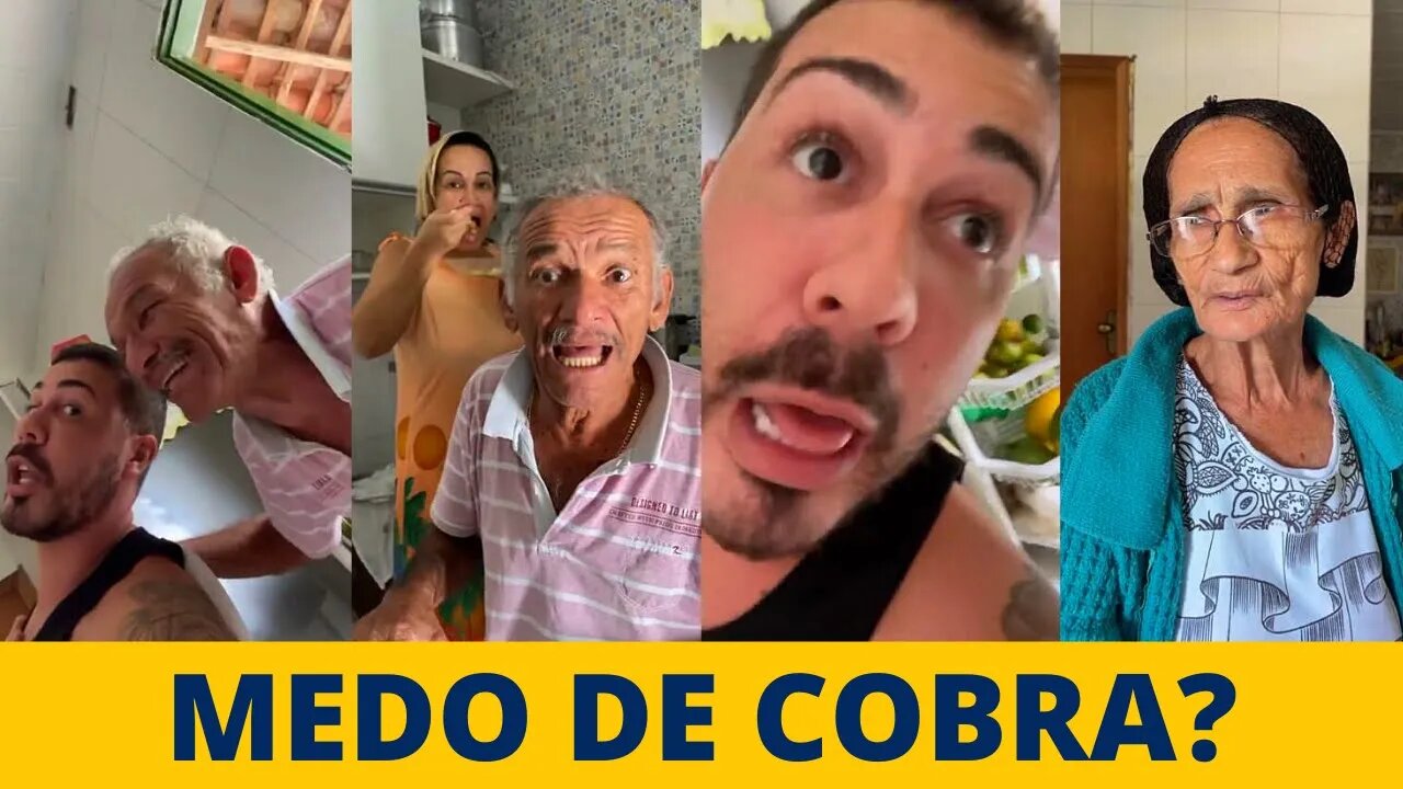 MADALENA DIZ A CARLINHOS QUE O QUE ELA TEM MAIS MEDO É DE COBRA | O POVO PEDE A CARLINHOS UMA FOSSA