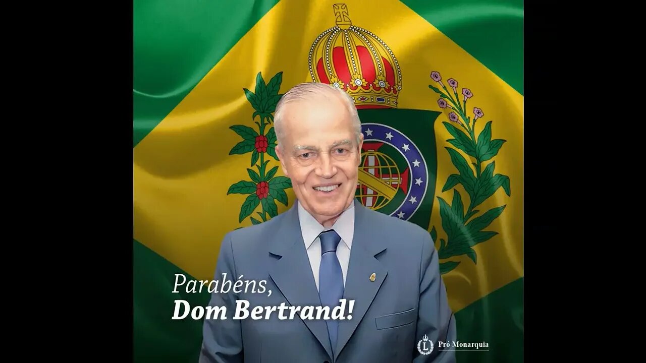 Príncipe Imperial do Brasil, Dom Bertrand de Orleans e Bragança, completa hoje 81 anos de idade