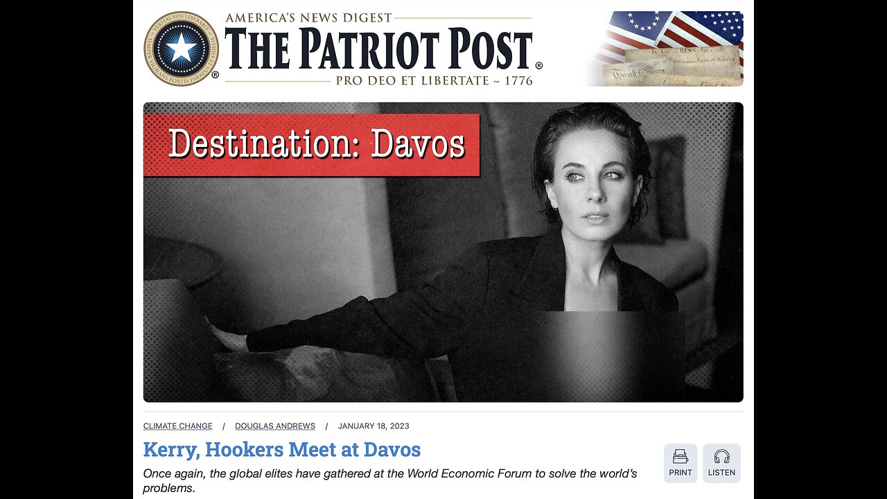 The Patriot Post Audio Edition Podcast for 1/18/23