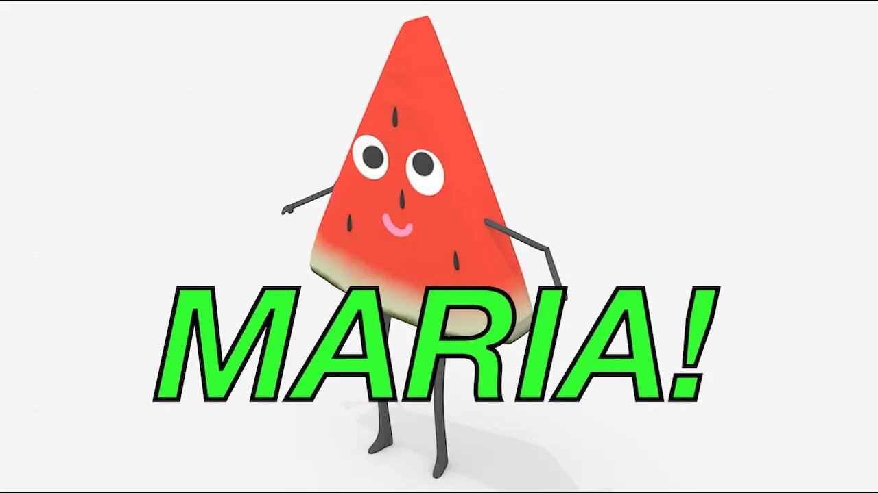 Happy Birthday MARIA! - WATERMELON Birthday Song