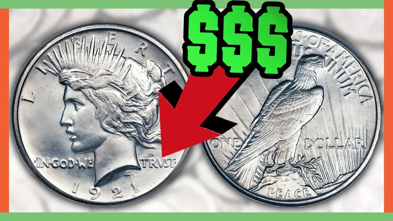 RARE SILVER DOLLAR COINS WORTH MONEY - PEACE DOLLAR VALUES!!