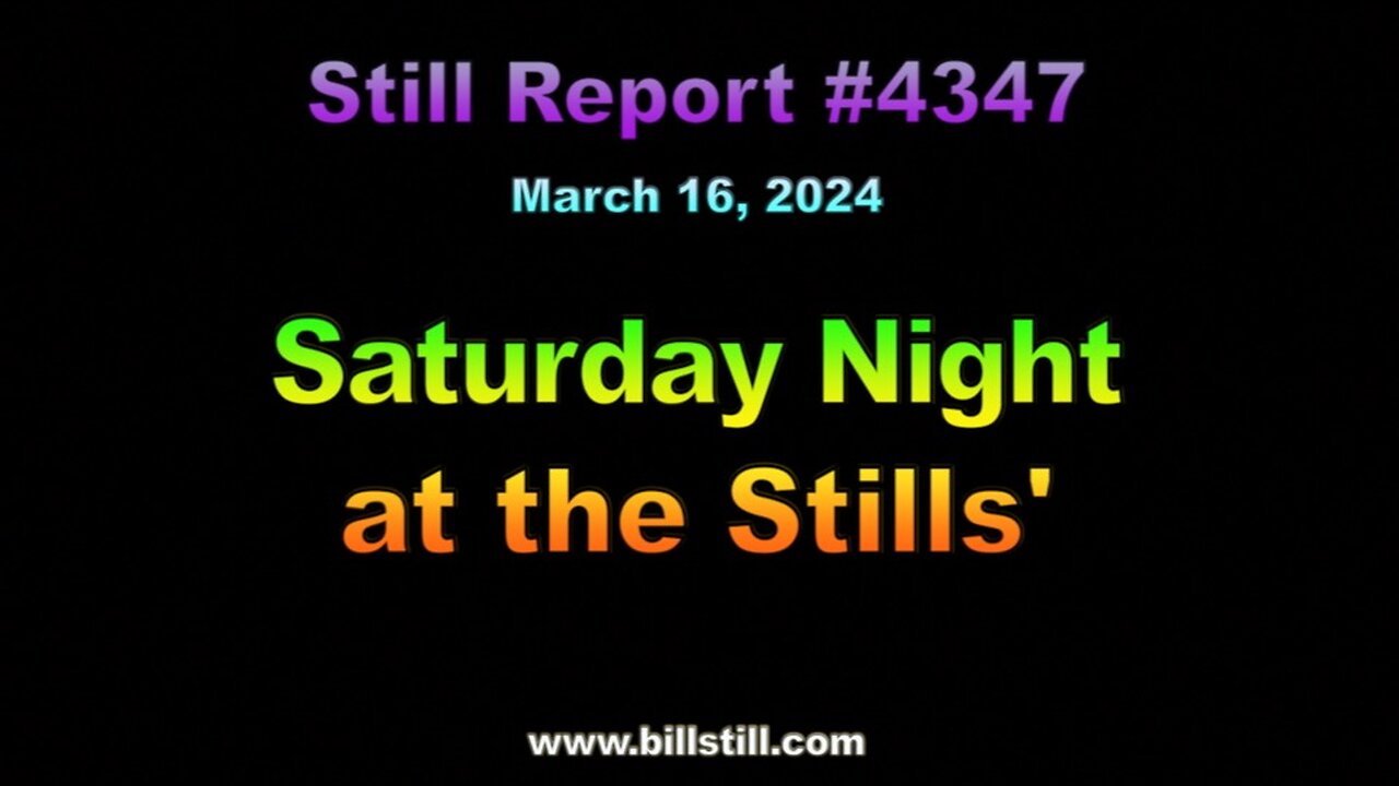 Beth and Bill – Saturday Night at the Still’s, 4347