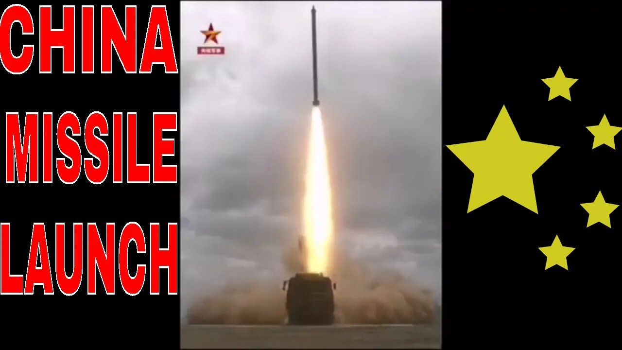 China Test Launches NEW MISSILE SYSTEM