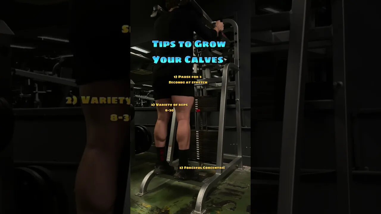 Tips to grow your calves #calves #gym #coach #hypertrophy