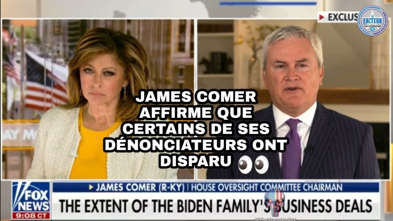 James Comer affirme que certains de ses dénonciateurs ont disparu 👀