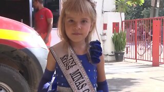 Teófilo Otoni: miss minas gerais visita batalhão dos bombeiros