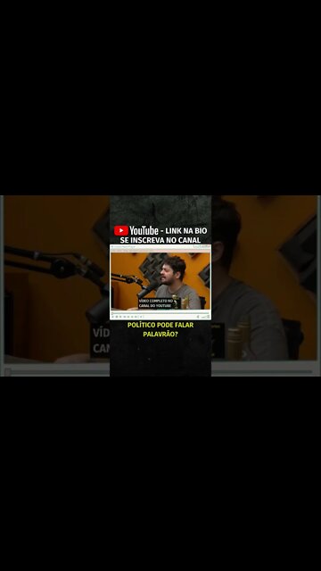 POLÍTICO PODE FALAR PALAVRÃO? (vídeo completo no canal) #shorts #política