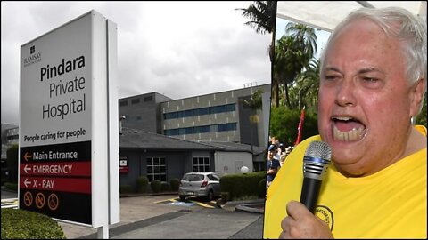 Clive Palmer é levado às pressas para o hospital