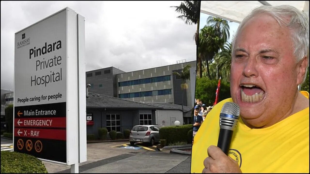 Clive Palmer é levado às pressas para o hospital