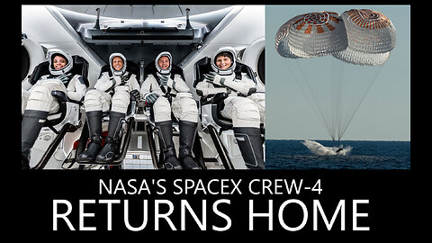 NASA's SpaceX Crew-4 Mission Returns Home- HD