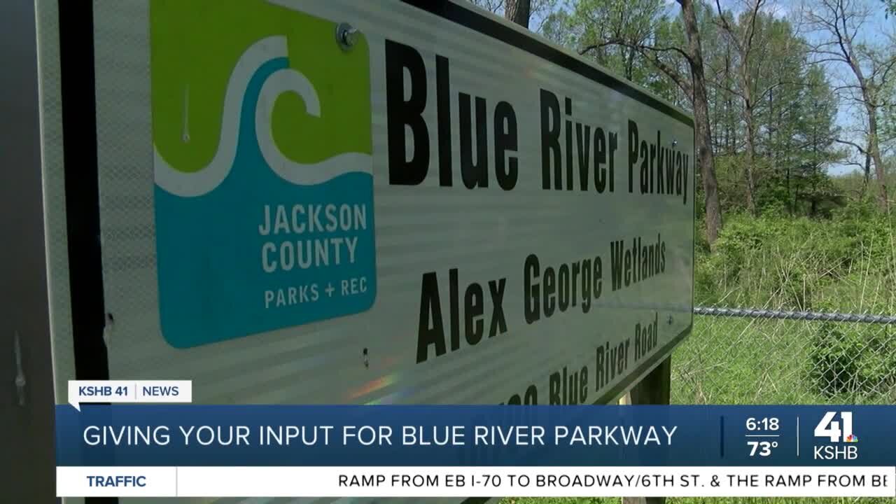 Giving your input for Blue River Parkway